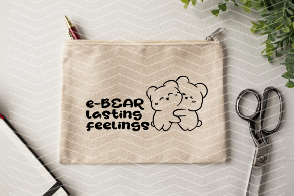 Cute Couple Bears with Typography: A Designer’s Review