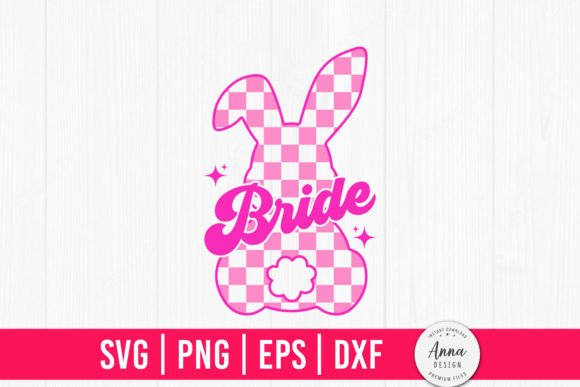 Review: Bride Easter Retro Pink Checkered Bunny Design