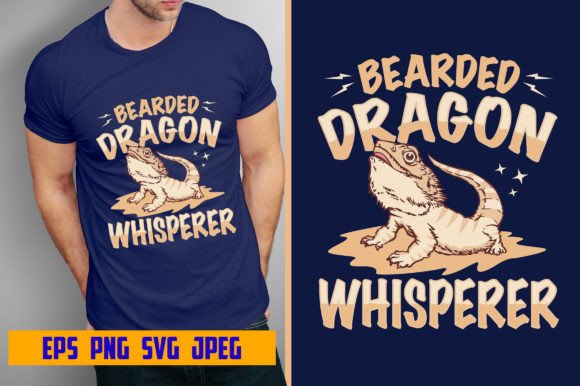 Reviewing the Bearded Dragon T-shirt Design for Embroidery