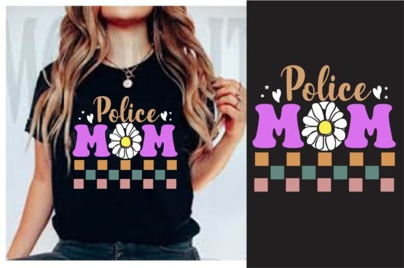 Reviewing the Police Mom Retro PNG for Embroidery