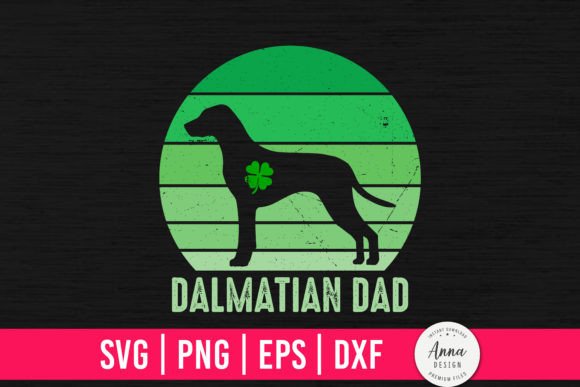 Stitching the Dalmatian Dad St. Patrick’s Day Design
